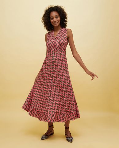  MAX&Co. - Đầm sát nách midi cổ V phom suông Bafing 