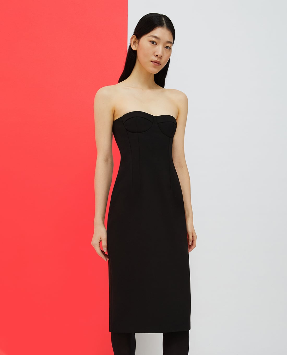 MAX&Co. - Đầm midi cúp ngực nữ tính Mio