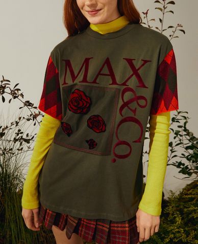  MAX&Co. - Áo thun nữ tay ngắn cổ tròn Lucan 