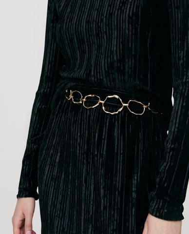  MAX&Co. - Thắt lưng nữ kim loại 3D Chain 