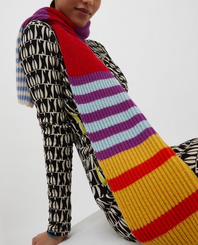  MAX&Co. - Khăn choàng nữ len màu sắc sặc sỡ Abete 