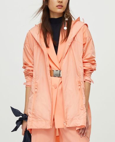  MAX&Co. - Áo khoác kiểu nữ phối nón Lightweight Nylon Raincoat 