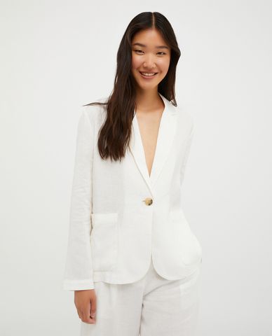  MAX&Co. - Áo khoác blazer cổ bẻ tay dài phối nút Edmea 