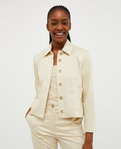  MAX&Co. - Áo khoác sơ mi cổ bẻ tay dài phối nút Usage 