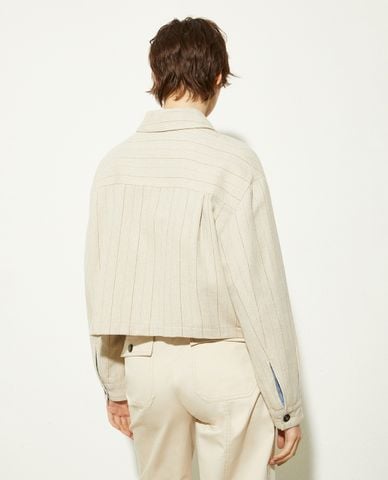  MAX&Co. - Áo khoác sơ mi nữ phom croptop Bologna 