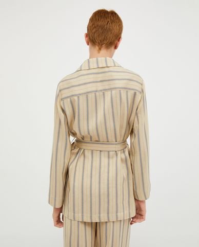  MAX&Co. - Áo khoác sơ mi dáng ngắn phối thắt lưng Inn 