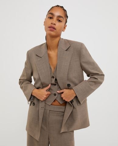  MAX&Co. - Áo khoác blazer nữ cổ V tay dài Samara 