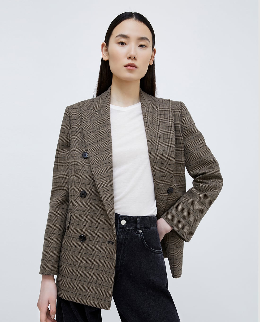 MAX&Co. - Áo khoác blazer nữ tay dài phối túi thanh lịch Rena