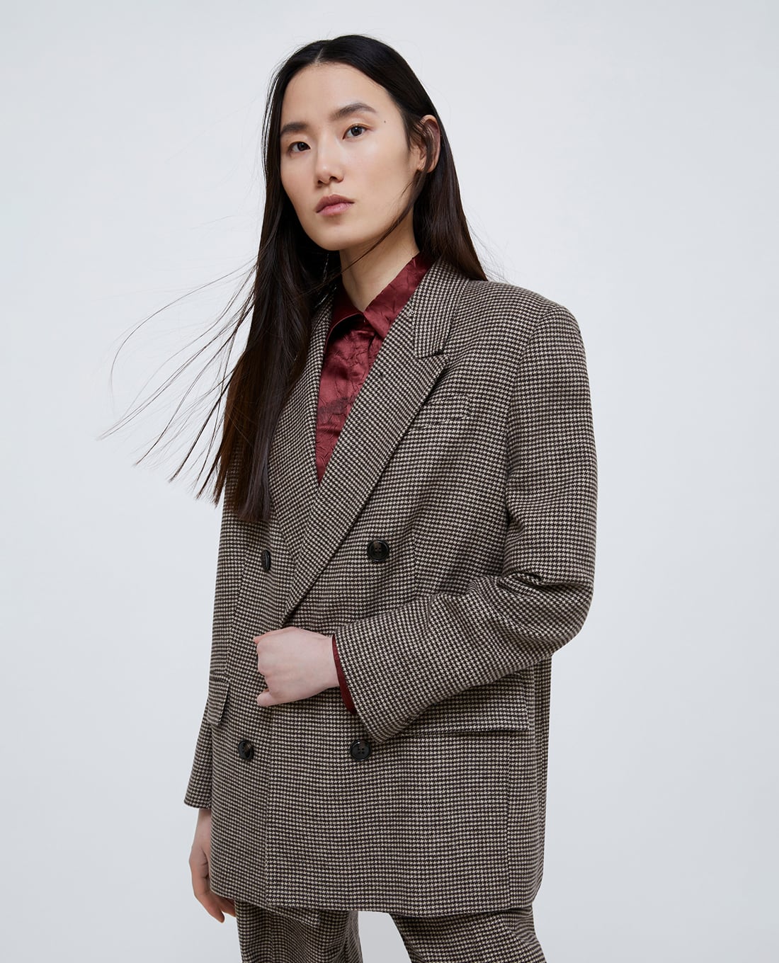 MAX&Co. - Áo khoác blazer nữ tay dài phối túi Iames