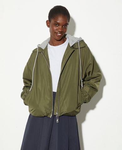  MAX&Co. - Áo khoác nữ tay dài phối mũ Bosso 