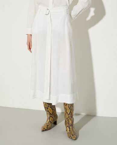  MAX&Co. - Chân váy chữ A midi phối thắt lưng Jock 