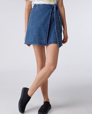  MAX&Co. - Chân váy mini dáng quấn Denim 