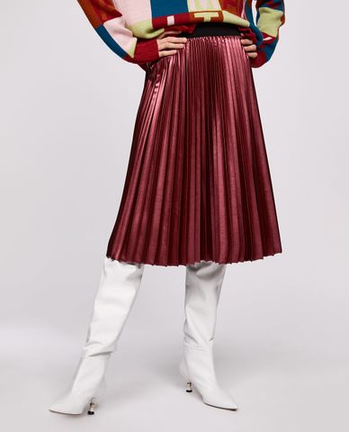  MAX&Co. - Chân váy midi xếp li Lamé pleated 