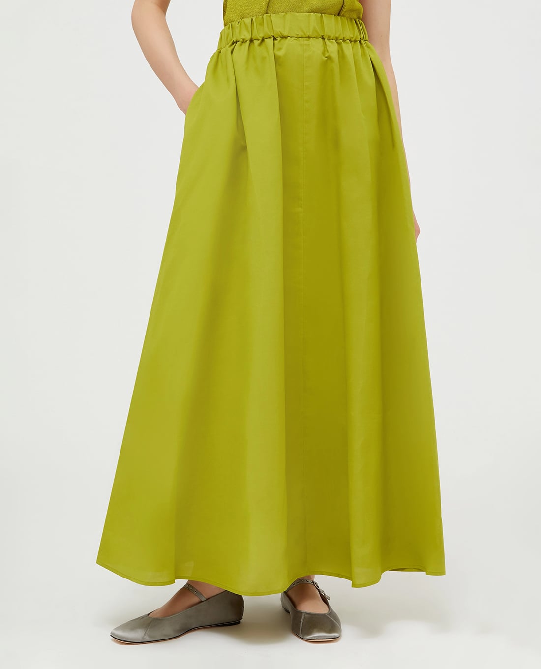 MAX&Co. - Chân váy xếp li maxi dáng xoè Matrigna