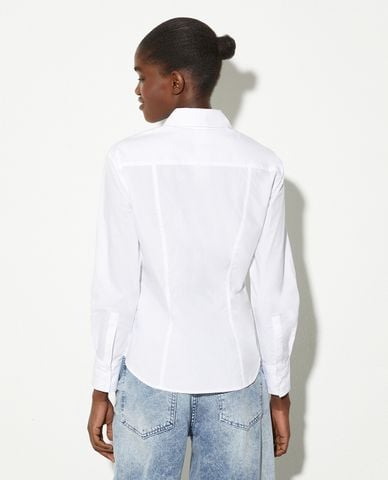  MAX&Co. - Áo sơ mi nữ cổ bẻ tay dài Bus 