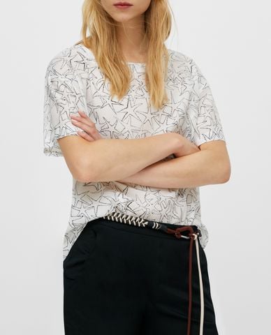  MAX&Co. - Áo kiểu nữ ngắn tay Flowy Fabric 