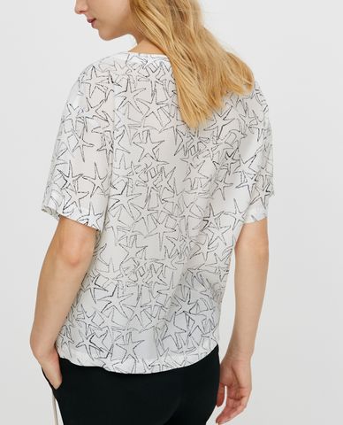  MAX&Co. - Áo kiểu nữ ngắn tay Flowy Fabric 