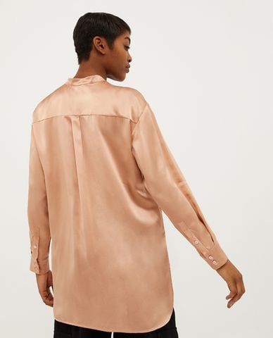  MAX&Co. - Áo sơ mi cổ bẻ tay dài phối túi nắp gập Livorno 