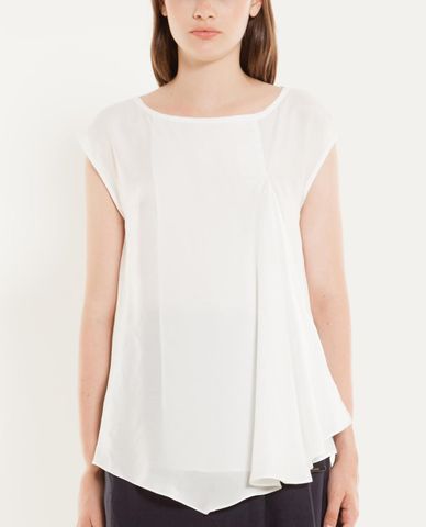  MAX&Co. - Áo kiểu nữ cổ thuyền tay ngắn Disegno 