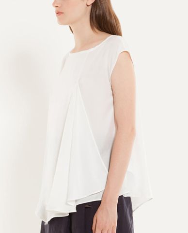  MAX&Co. - Áo kiểu nữ cổ thuyền tay ngắn Disegno 