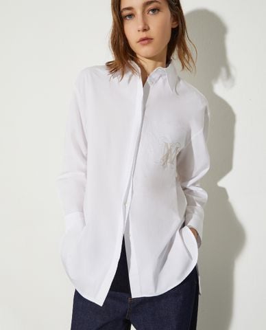  MAX&Co. - Áo sơ mi nữ cổ bẻ tay dài họa tiết Lambert 