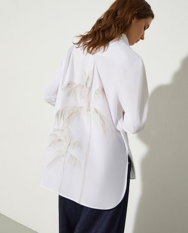  MAX&Co. - Áo sơ mi nữ cổ bẻ tay dài họa tiết Lambert 