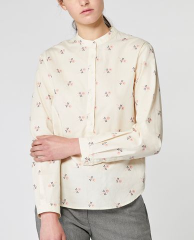  MAX&Co. - Áo sơ mi nữ cổ trụ tay dài 