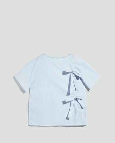  MAX&Co. - Áo kiểu nữ ngắn tay phối nơ nữ tính 