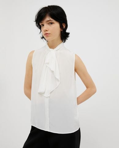  MAX&Co. - Áo sát nách cổ trụ cột nơ thanh lịch Alias 