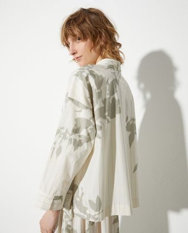  MAX&Co. - Áo sơ mi nữ cổ tròn tay dài Murge 