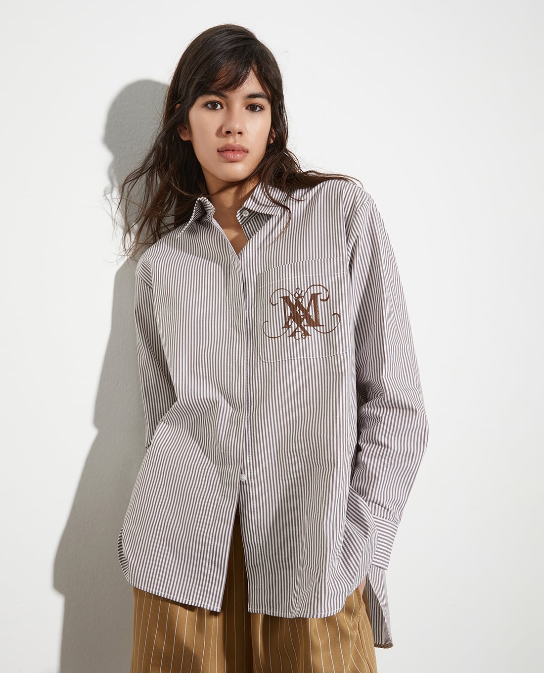 MAX&Co. - Áo sơ mi nữ cổ bẻ tay dài Babila