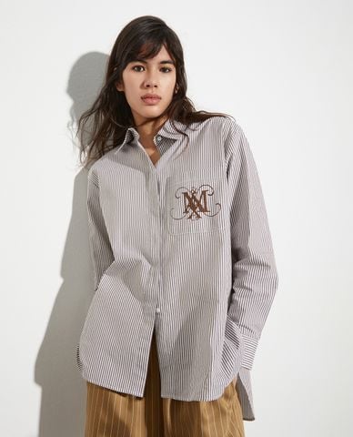  MAX&Co. - Áo sơ mi nữ cổ bẻ tay dài Babila 