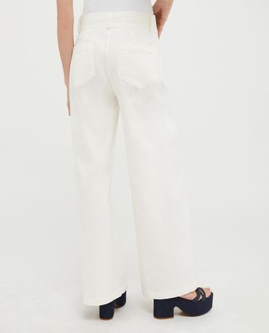  MAX&Co. - Quần ống rộng lưng cao phối nút Master 