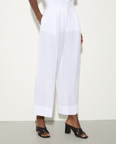  MAX&Co. - Quần nữ ống rộng lưng cao Dalmata 