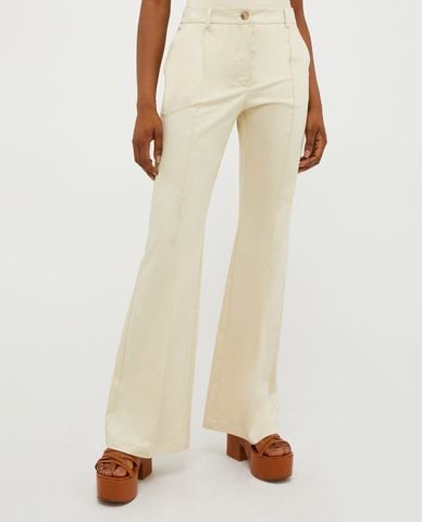  MAX&Co. - Quần ống loe lưng cao phối nút Malesia 