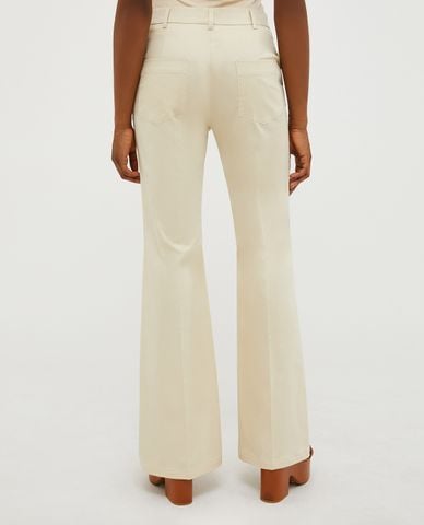  MAX&Co. - Quần ống loe lưng cao phối nút Malesia 