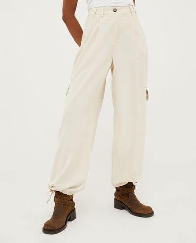  MAX&Co. - Quần ống rộng phối túi hộp kèm dây rút Corvino 