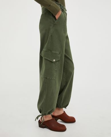  MAX&Co. - Quần ống rộng phối túi hộp kèm dây rút David 