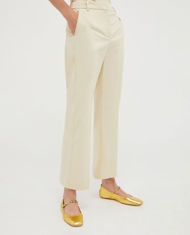  MAX&Co. - Quần ống đứng lưng cao phối túi xéo Tesoro 