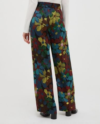  MAX&Co. - Quần ống rộng lưng thun hoạ tiết Damina 