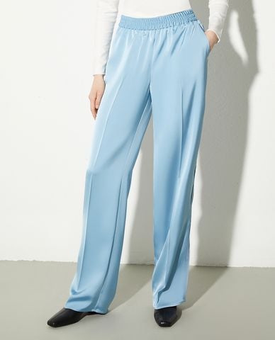  MAX&Co. - Quần nữ ống rộng lưng thun Kastel 