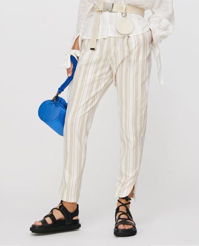  MAX&Co. - Quần kiểu nữ phom suông Poplin Carrot Fit 