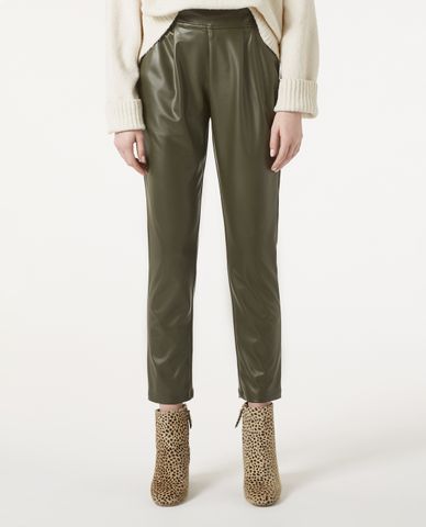  MAX&Co. - Quần nữ da bóng phom ôm thời trang 