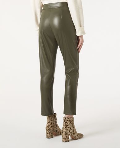  MAX&Co. - Quần nữ da bóng phom ôm thời trang 