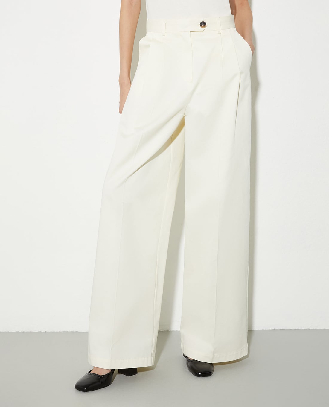 MAX&Co. - Quần nữ ống rộng lưng cao Maciste