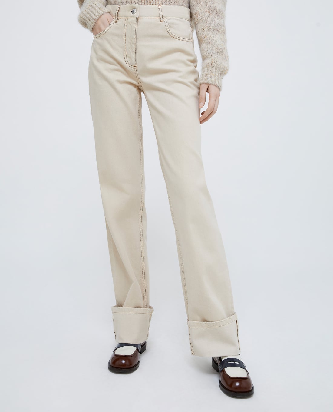 MAX&Co. - Quần jeans nữ ống đứng thời trang Slalom