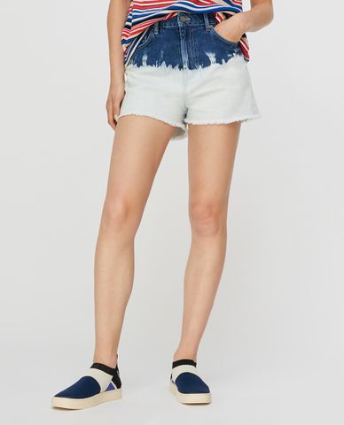  MAX&Co. - Quần shorts nữ denim Tie Dye Bleached 
