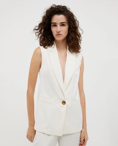  MAX&Co. - Áo khoác blazer nữ cổ V thanh lịch Maonia 