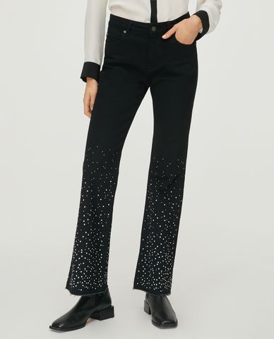  MAX&Co. - Quần jeans nữ ống rộng Bootcut 