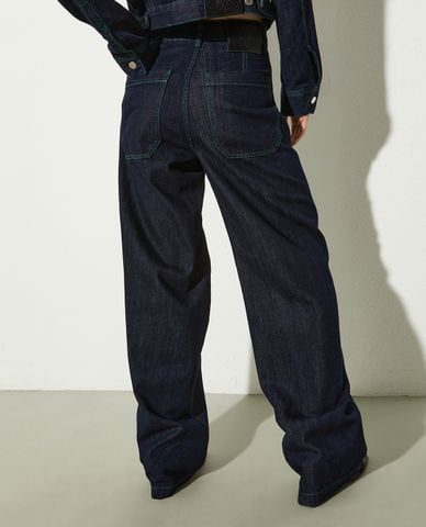  MAX&Co. - Quần jeans nữ ống rộng Clipper 